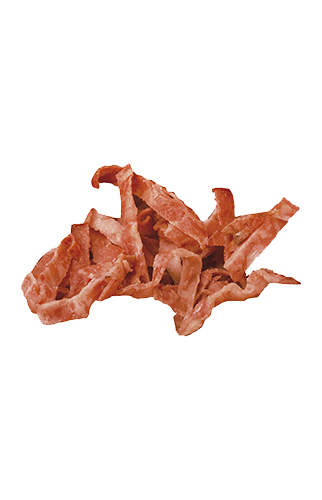 tiras de bacon crispy